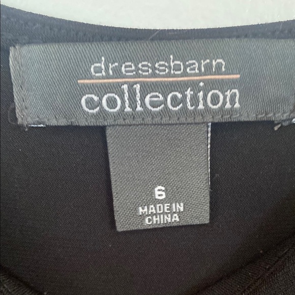 Dressbarn Paisley Black pink Asymmetrical dress fairy boho formal formal casual - Picture 2 of 9